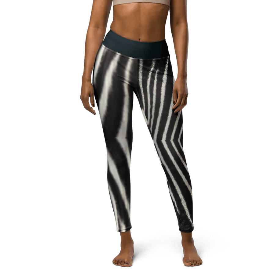 Zebra Stripes Pattern | All-Over Print Yoga Leggings product image (1)