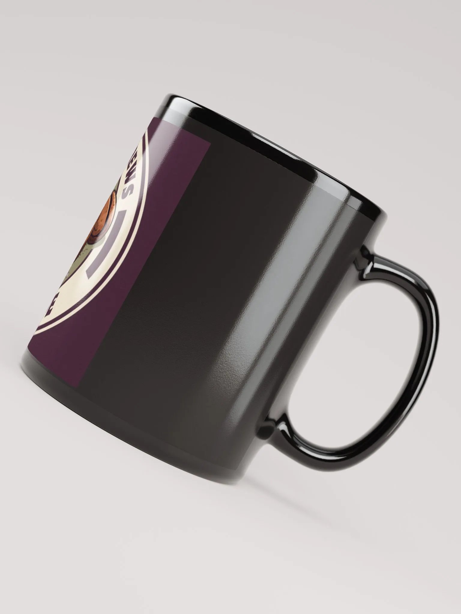 Holy Brews Cafe Logo Black Glossy Mug #1 product image (5)
