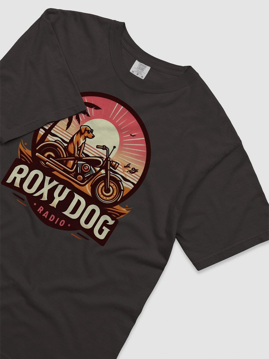 Roxy Dog Radio Sunset Biker Dog T-Shirt product image (28)