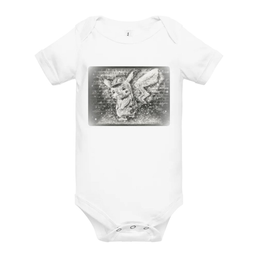 Nashīnasu - Pikachu White Baby Onesie product image (8)