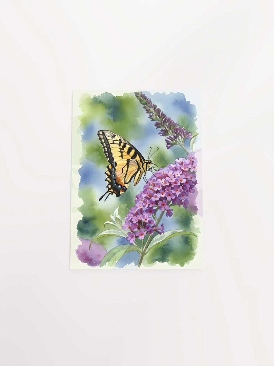 The Painted Wanderer: Bloom and Butterfly Poster product image (24)