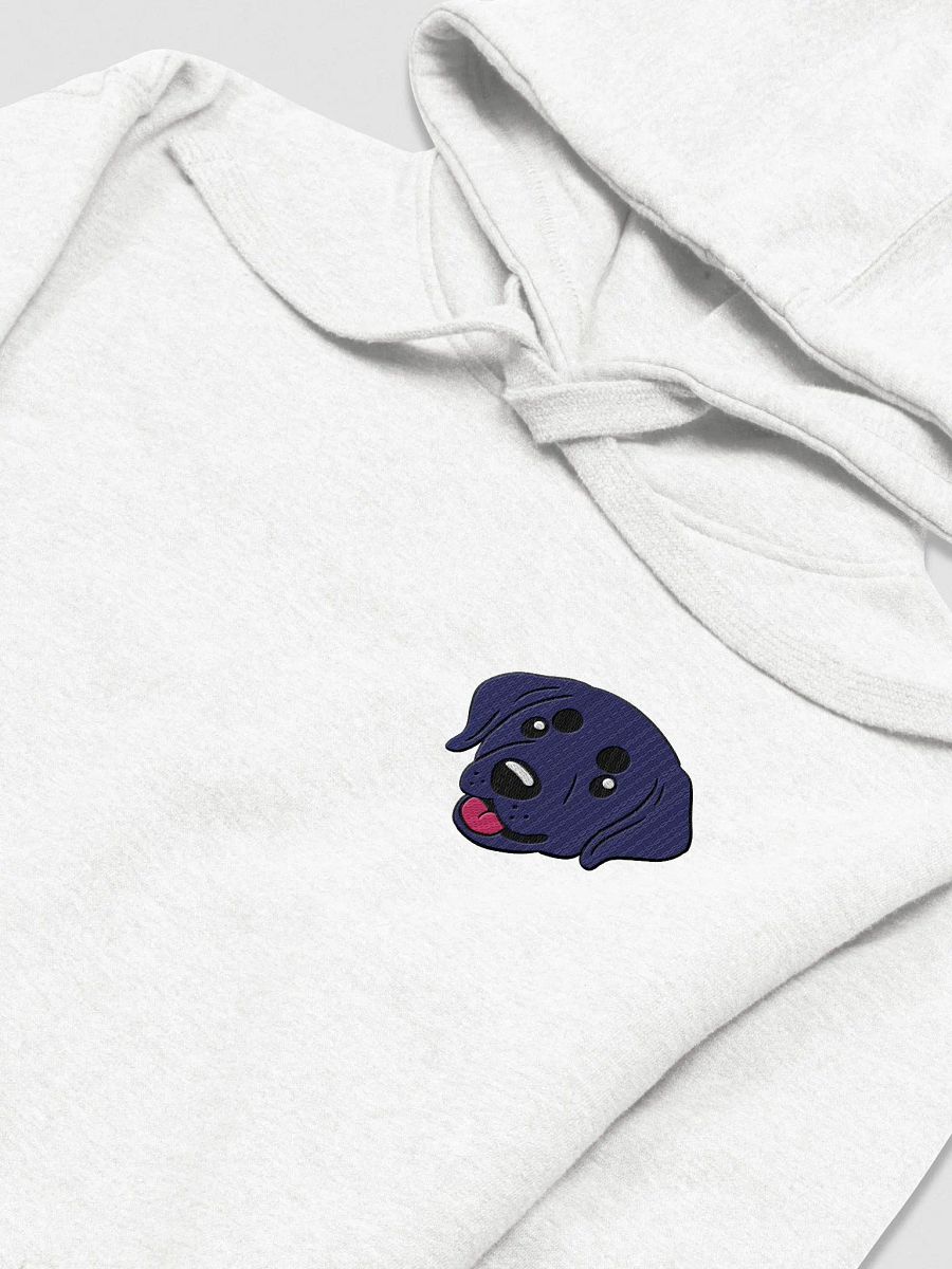 Happy Black Labrador Retriever Pup Embroidered Unisex Premium Hoodie product image (8)