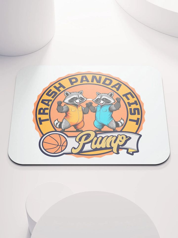 Trash Panda Fist Pump Basketball Mouse Pad product image (1)