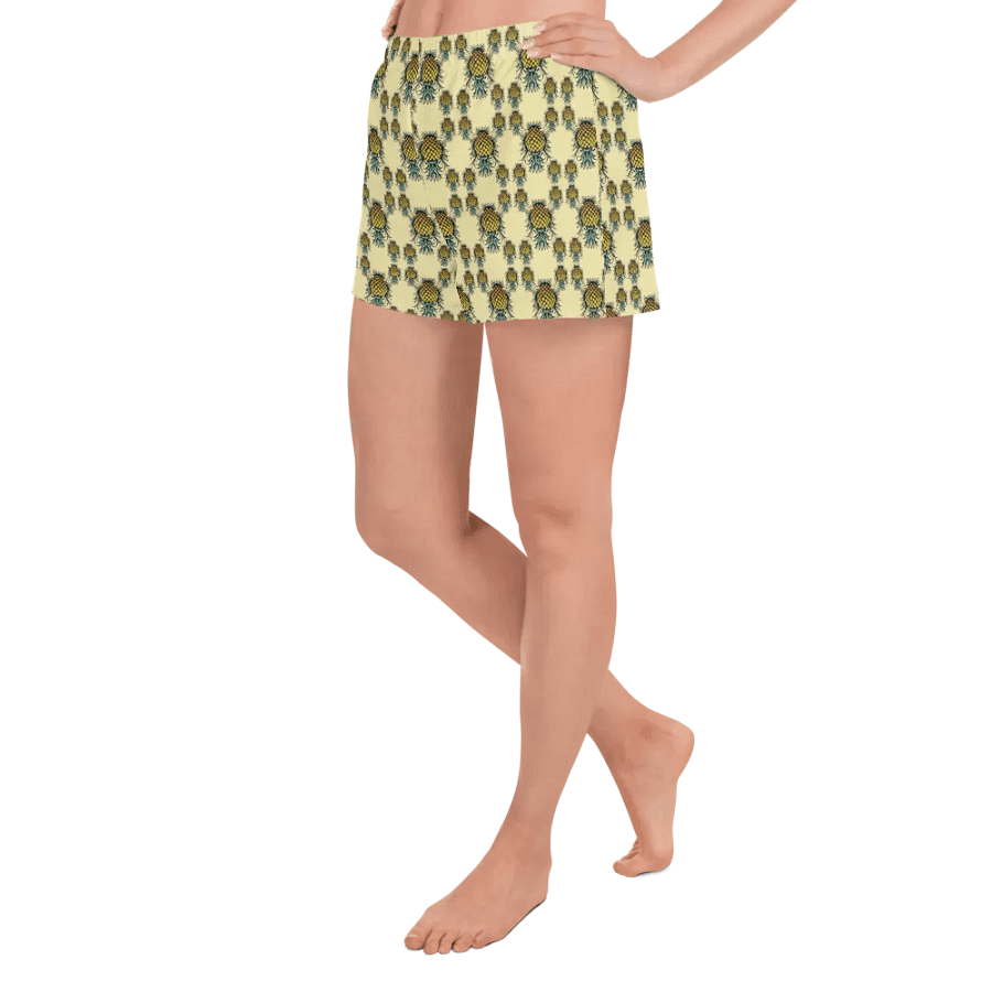 double-ender upside-down pineapple print shorts product image (4)