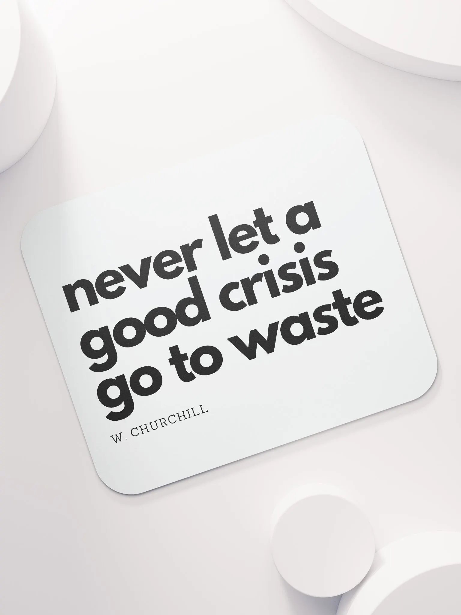 Winston Churchill Quote Mousepad product image (7)