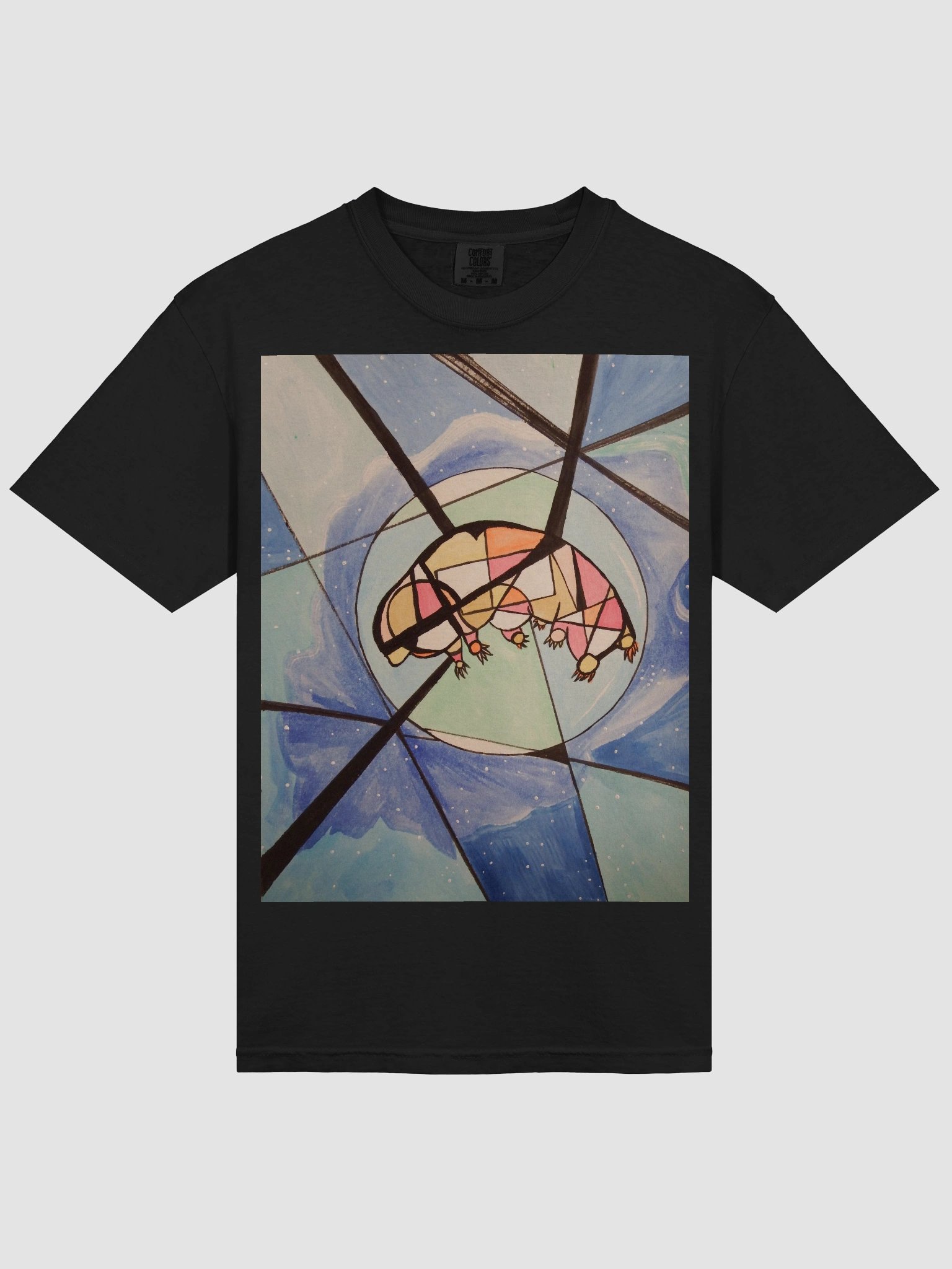 Cubism Painting: The Dream of a Tardigrade Comfort Colors Garment-Dyed Heavyweight T-Shirt by Comfort Colors product image (3)