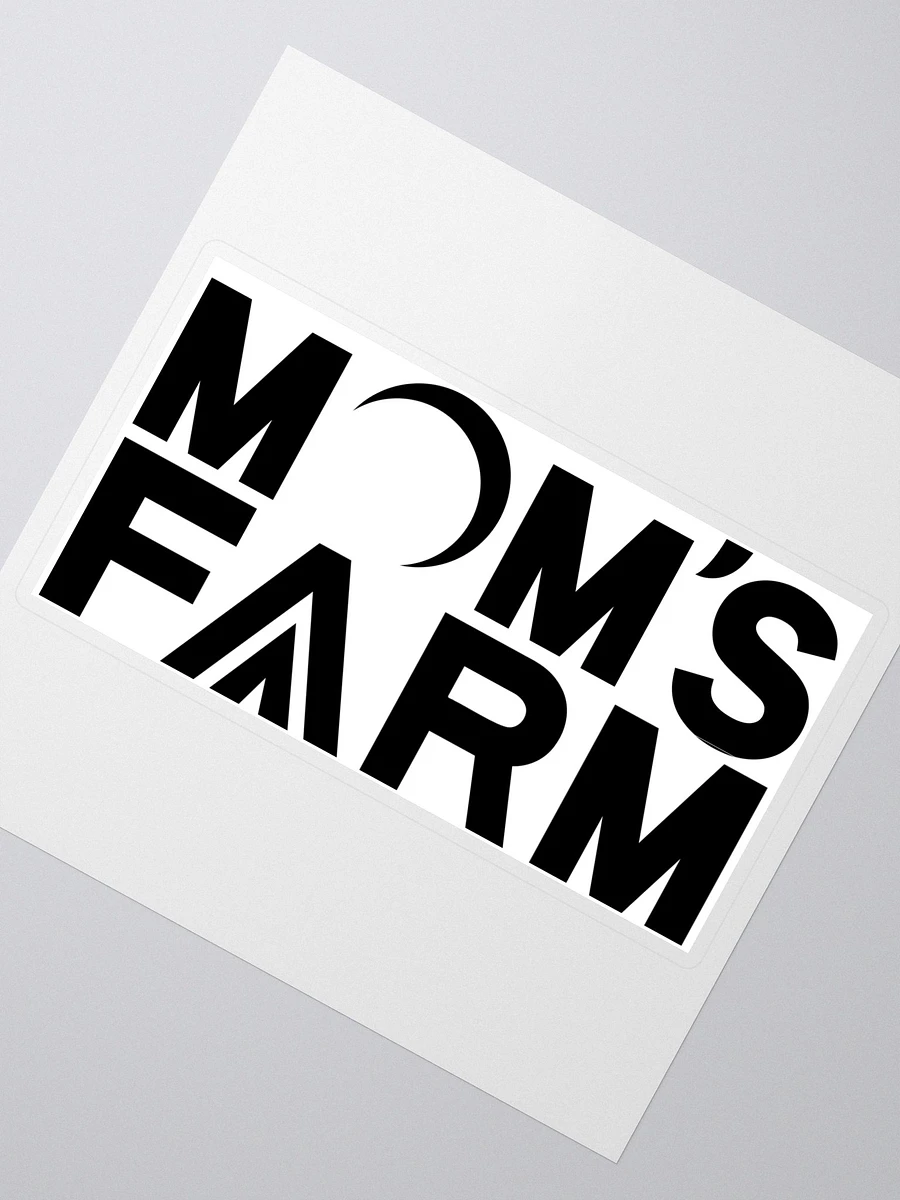 Mom's Farm Black Sticker product image (2)