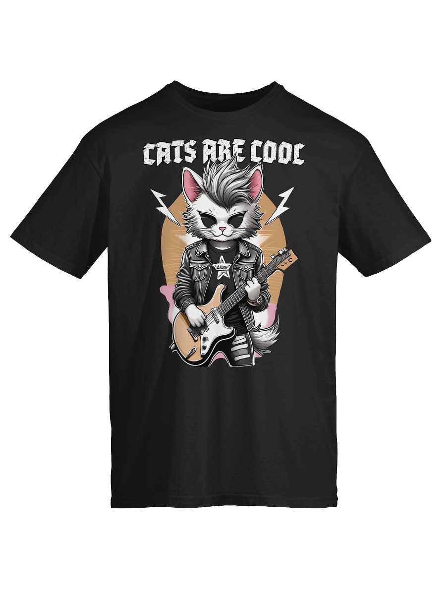 Punk Rock Cat Graphic Tee product image (2)