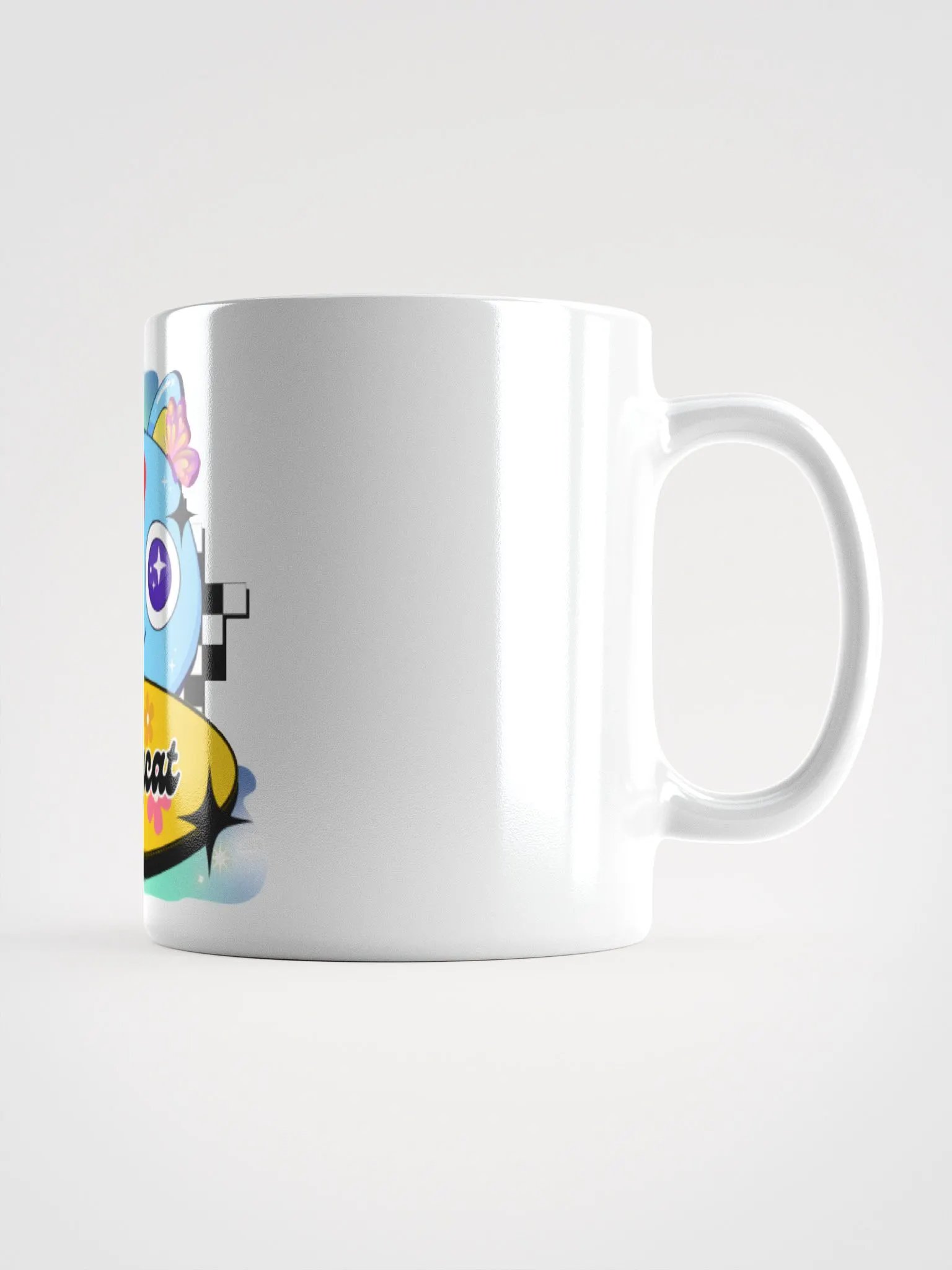 Starry Psychedelic Alley-cat Cartoon Mug product image (3)