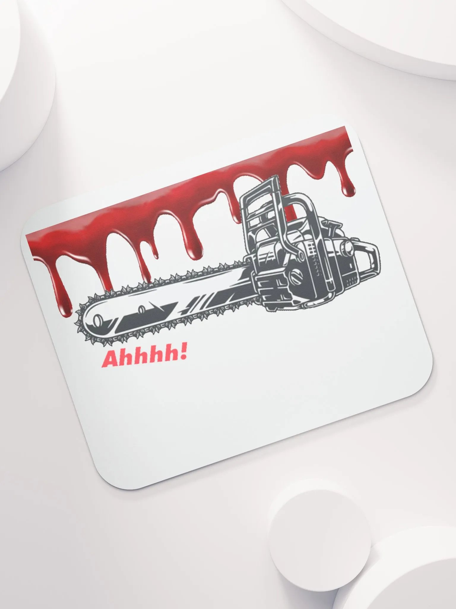 Chainsaw Scare! Mousepad product image (7)