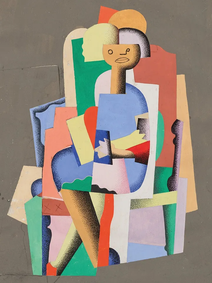 PDF, PNG - Shapes in Motion: Coloring the Art of Georges Valmier product image (2)