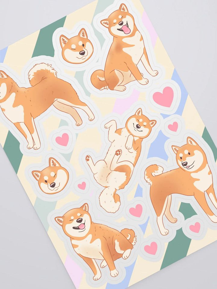 Shiba Inu Love - Sticker Sheet Set product image (2)