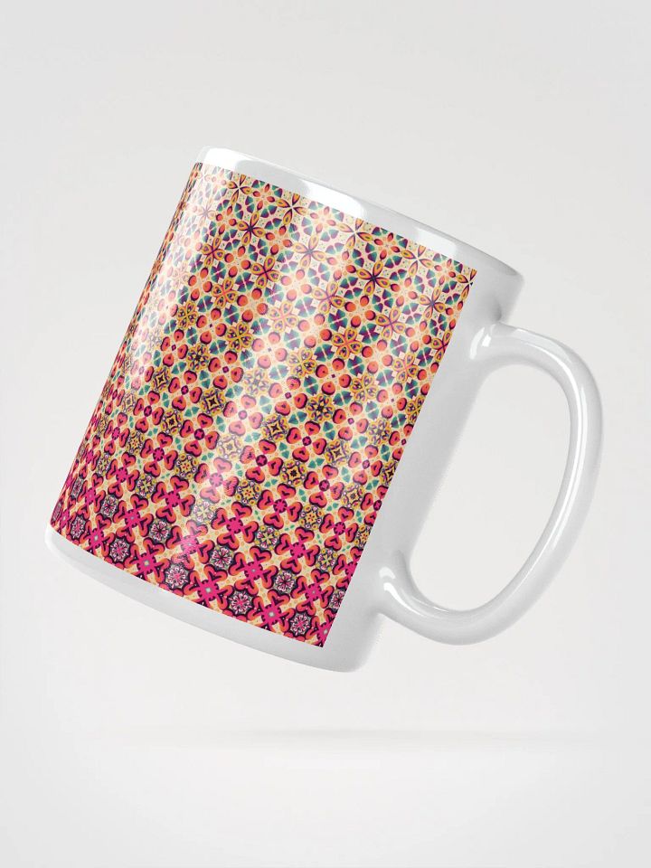 Romantic Intertwined Hearts & Flowers Ceramic Mug product image (2)