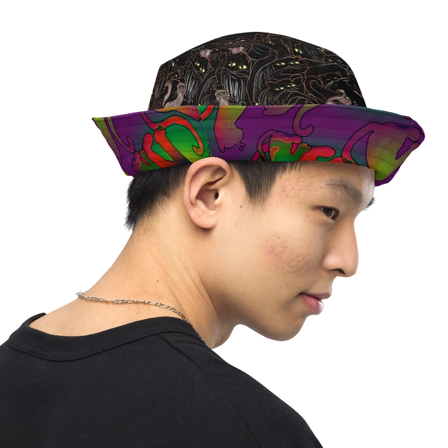 Abstract and Black Cats Bucket Hat product image (6)