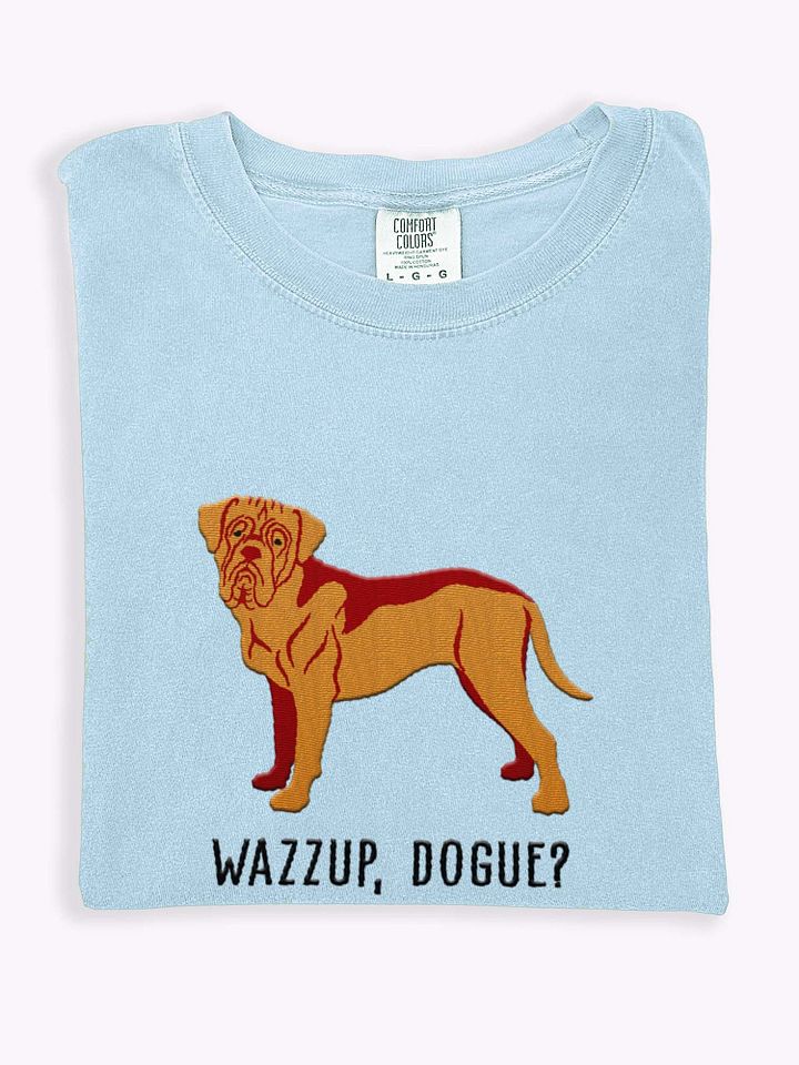 Wazzup, Dogue T-Shirt(Embroidered) of a Dogue de Bordeaux product image (1)