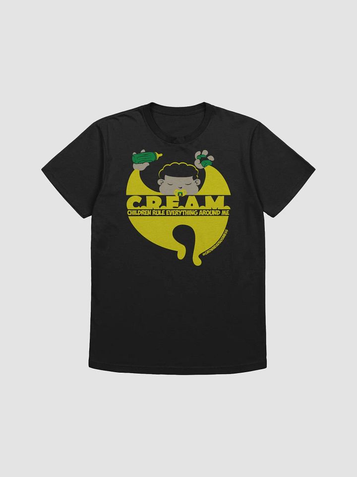 'C.R.E.A.M. Children Rule Everything Around Me' | WU-TANG parody T-Shirt | +4 colors | light on dark product image (1)