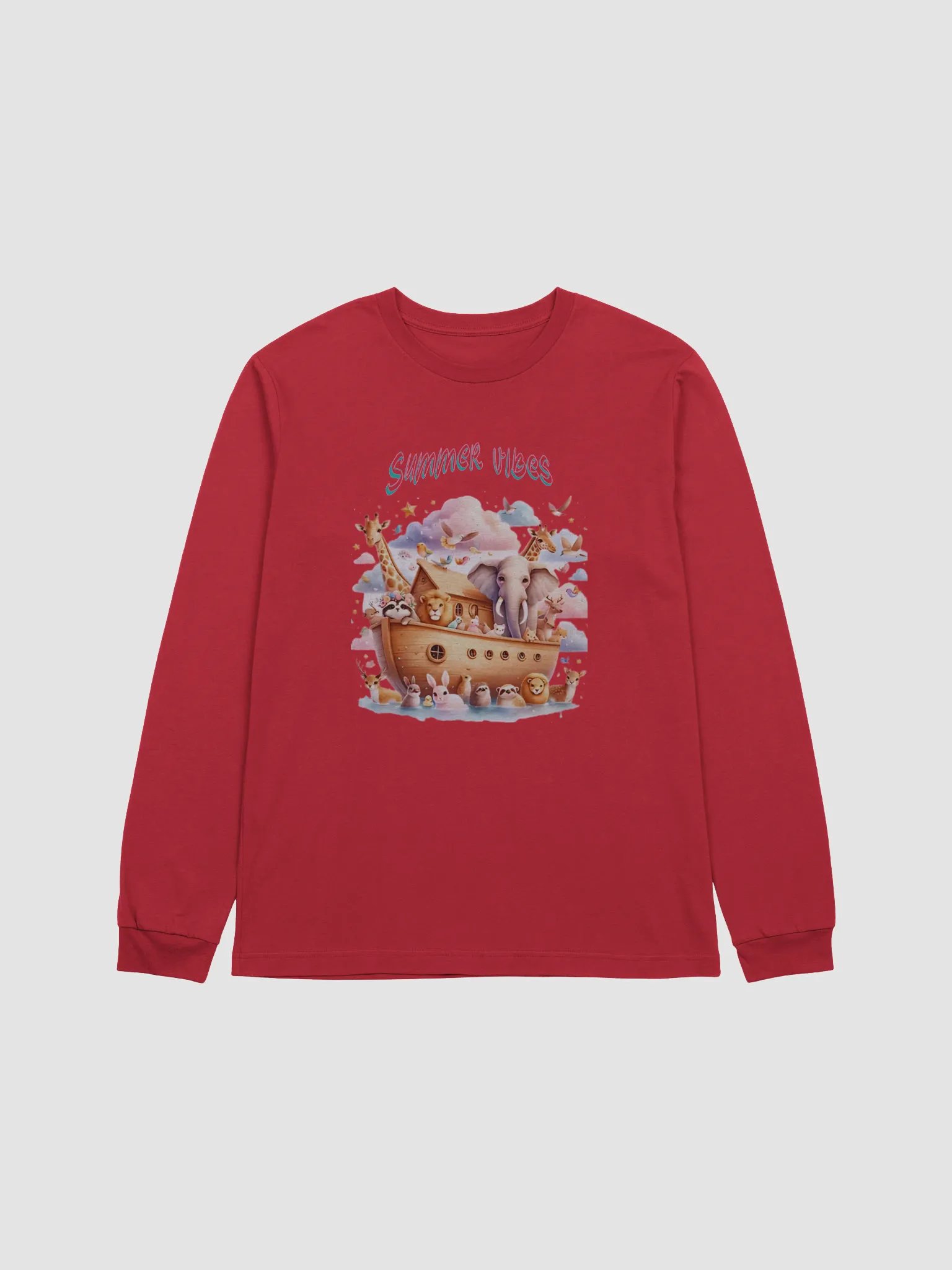 Summer Vibes with animals trip cruise Long Sleeve T-shirt product image (1)