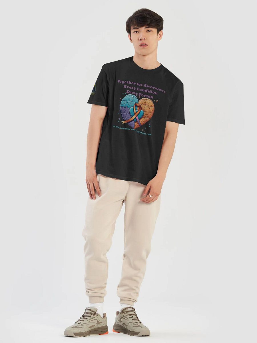 Inclusive Puzzle Heart Awareness T-Shirt product image (43)