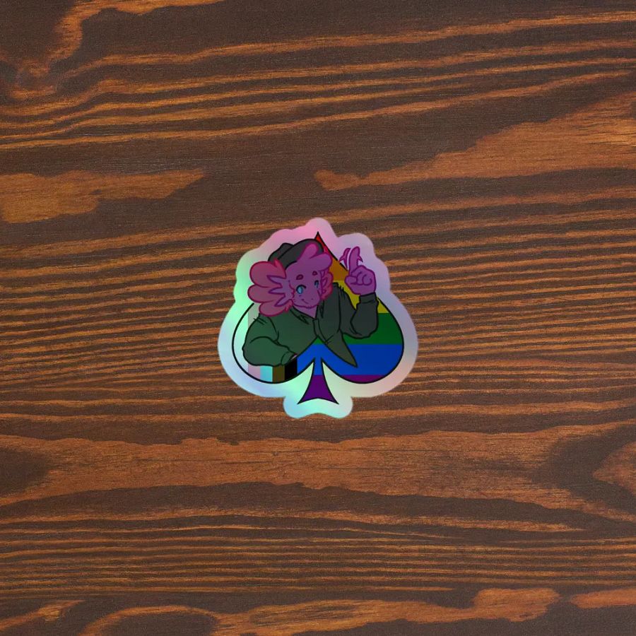 Pride in Spades | Kiss-Cut Holo Sticker product image (3)