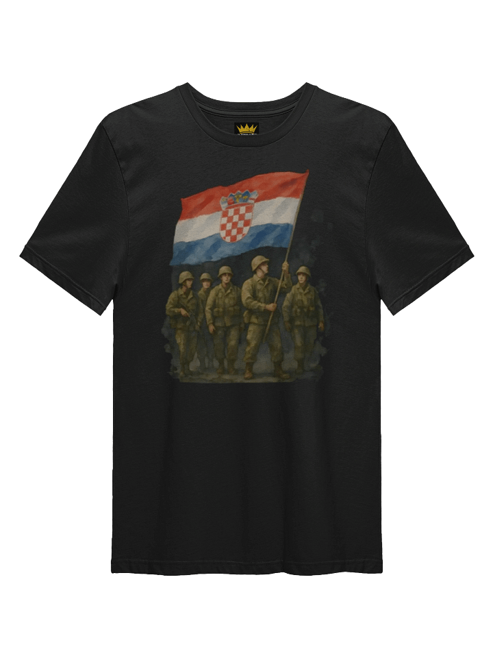 Crowned Patriot Streetwear Tee CRO ARMY BLJESAK product image (1)