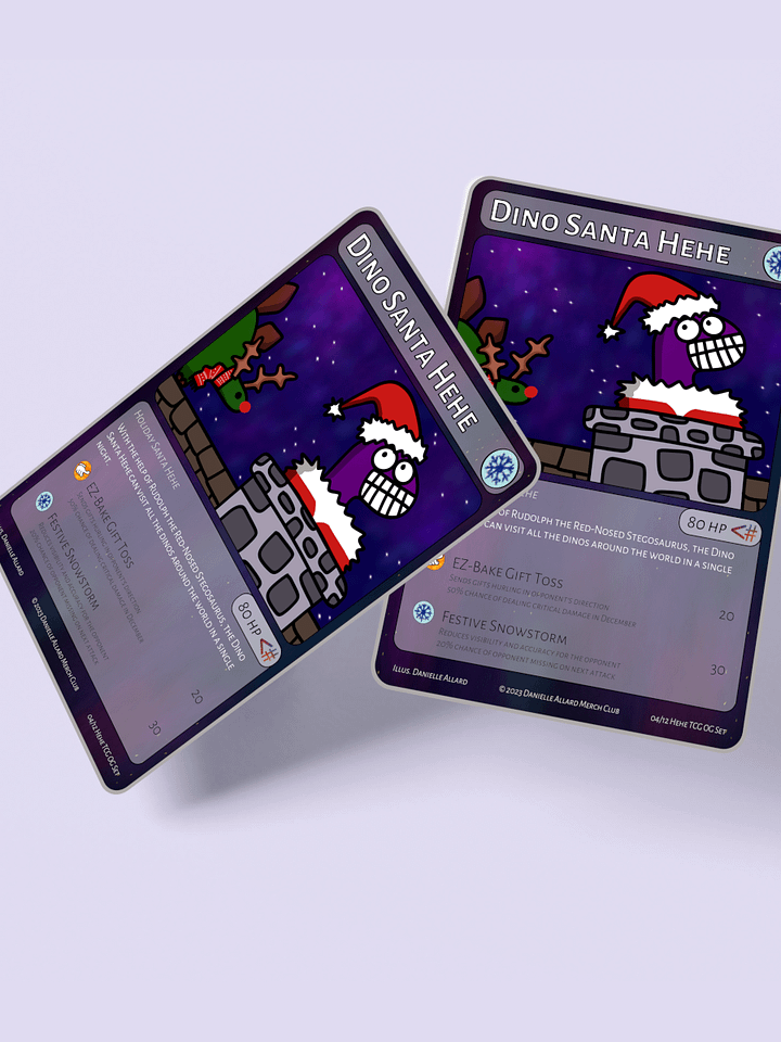 Dino Santa Hehe Digital Card [Hehe TCG Card #04] product image (1)