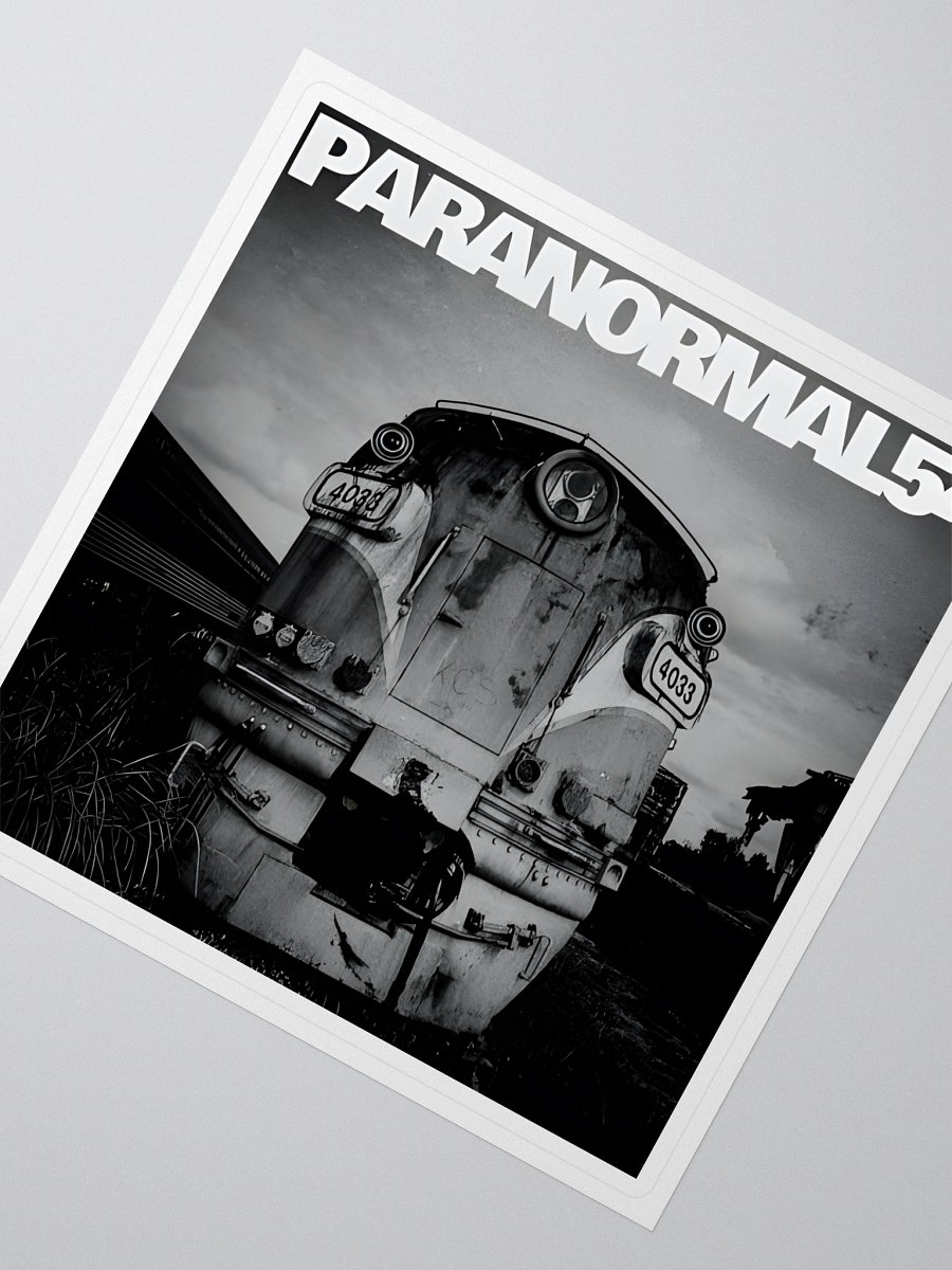 Gold Coast Railroad Museum Paranormal Investigation KISS Cut Sticker product image (2)