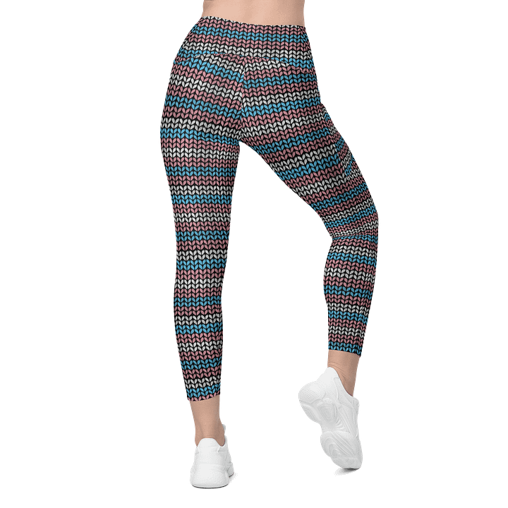 Trans Pride Fnit Leggings with Pockets product image (2)