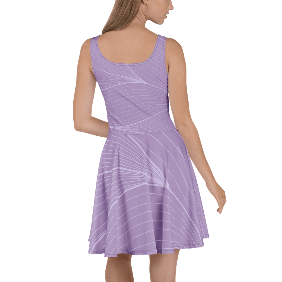 Swirling Lavender Dream Skater Dress product image (4)