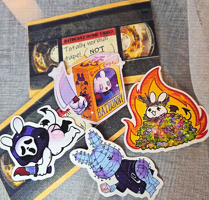 HORROR MOVIE NIGHT STICKER GACHA product image (2)