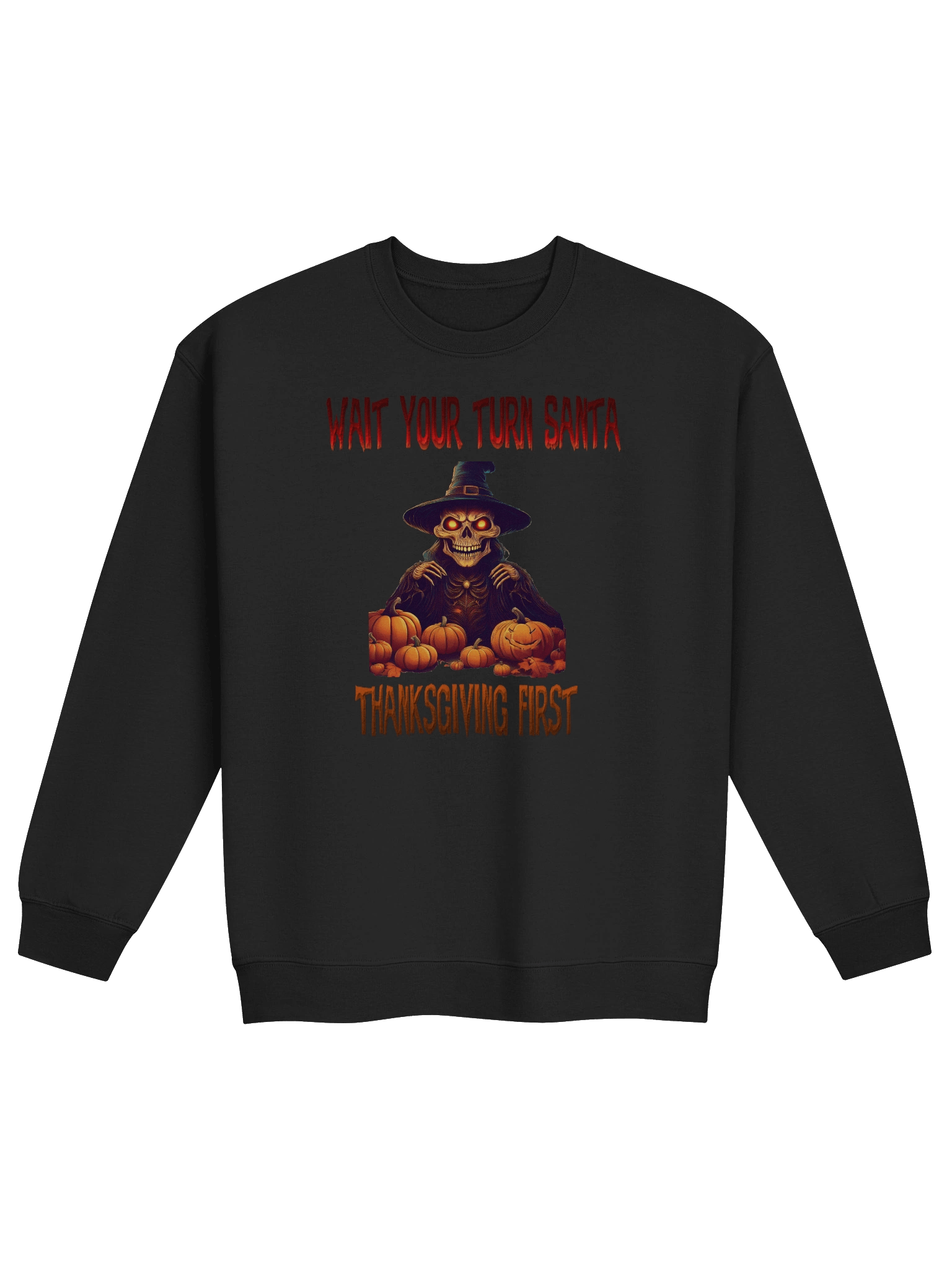 Witchy Skeleton Thanksgiving Sweatshirt product image (5)