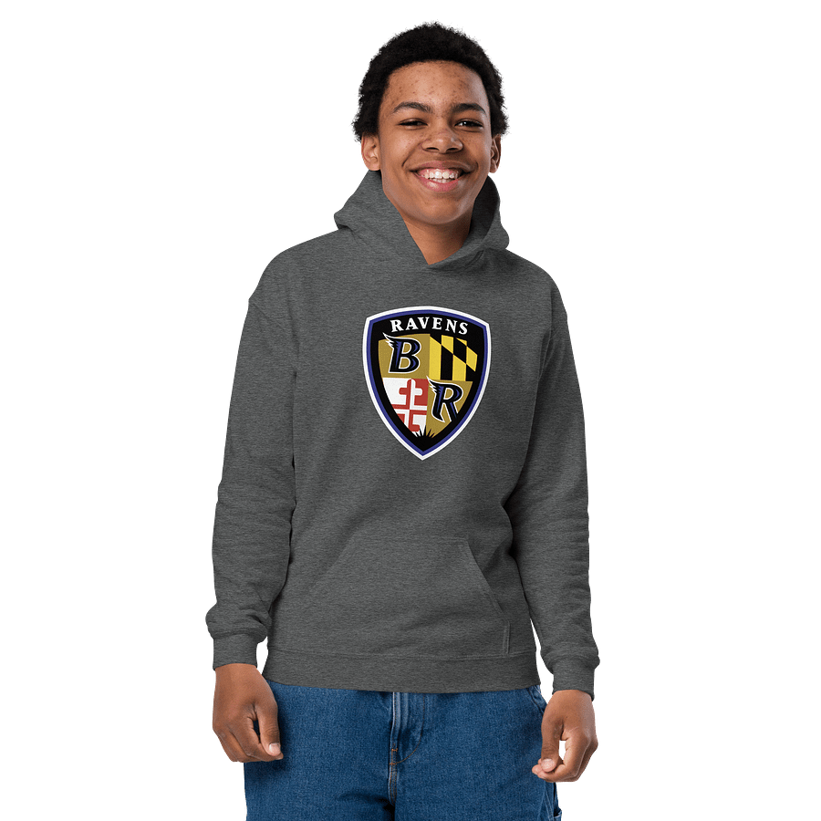 RAVENS - Shield Logo Youth Hoodie product image (6)
