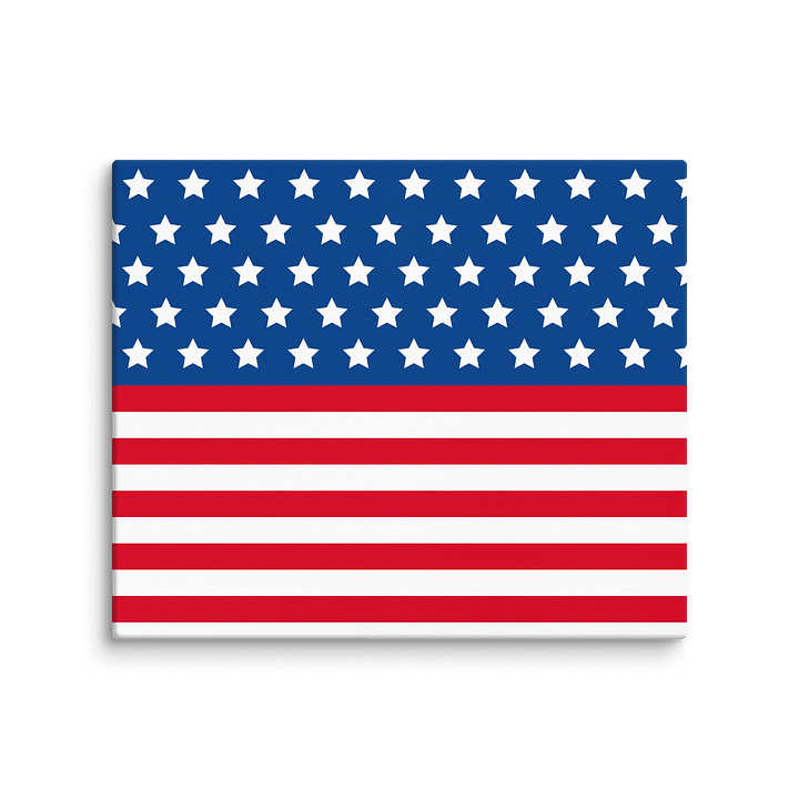 Classic American Flag Canvas Art – Timeless Patriotic Decor for Your Home product image (2)