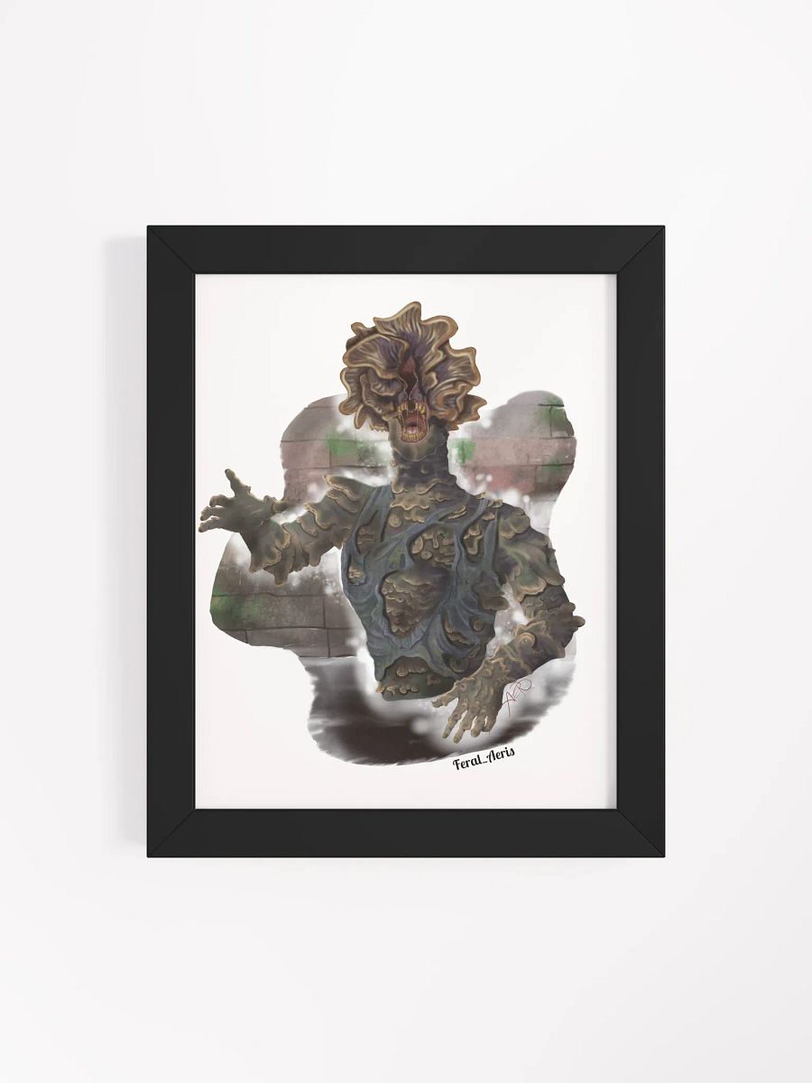 Cordyceps on White Framed Print product image (4)