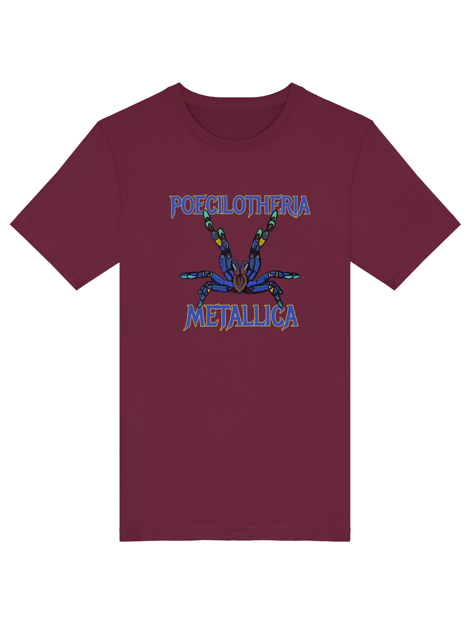 Poecilotheria Metallica T-Shirt Maroon product image (5)