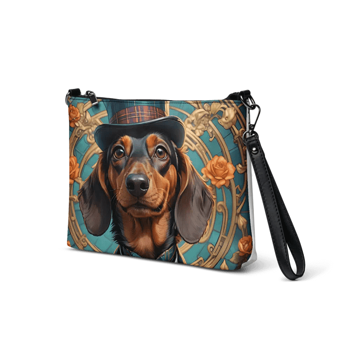 Dapper Dachshund All-Over Print Crossbody Bag product image (2)