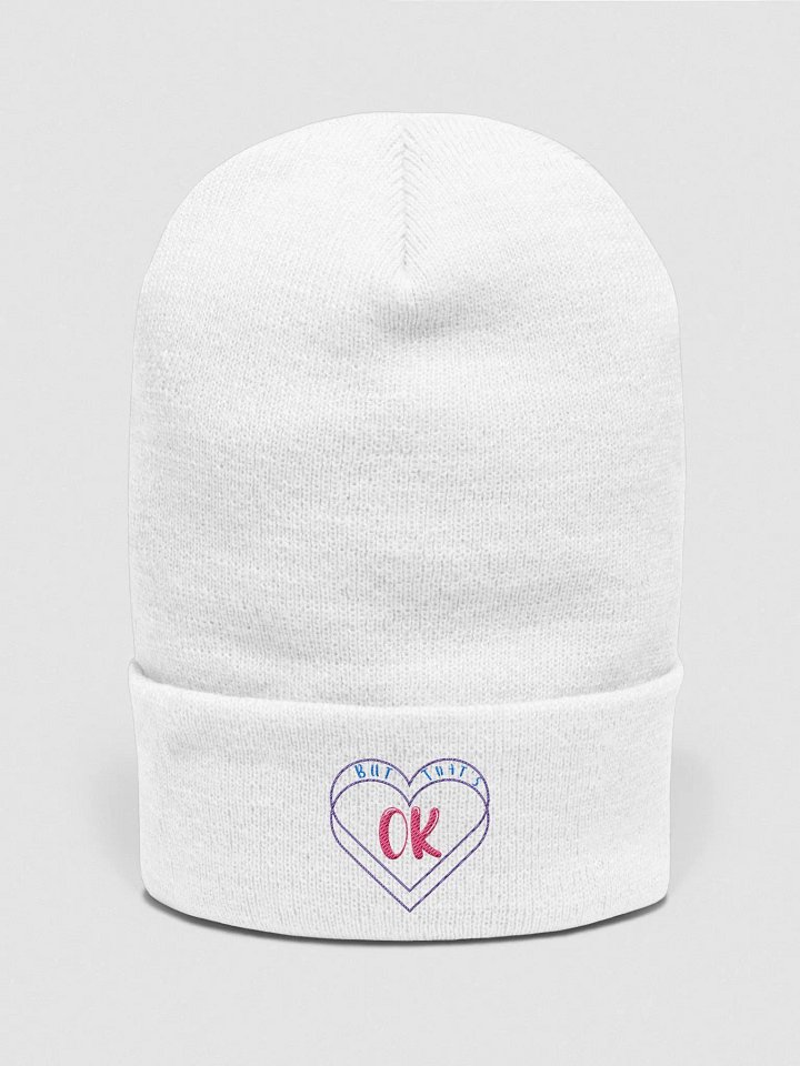 But That's Ok Cuffed Beanie product image (1)