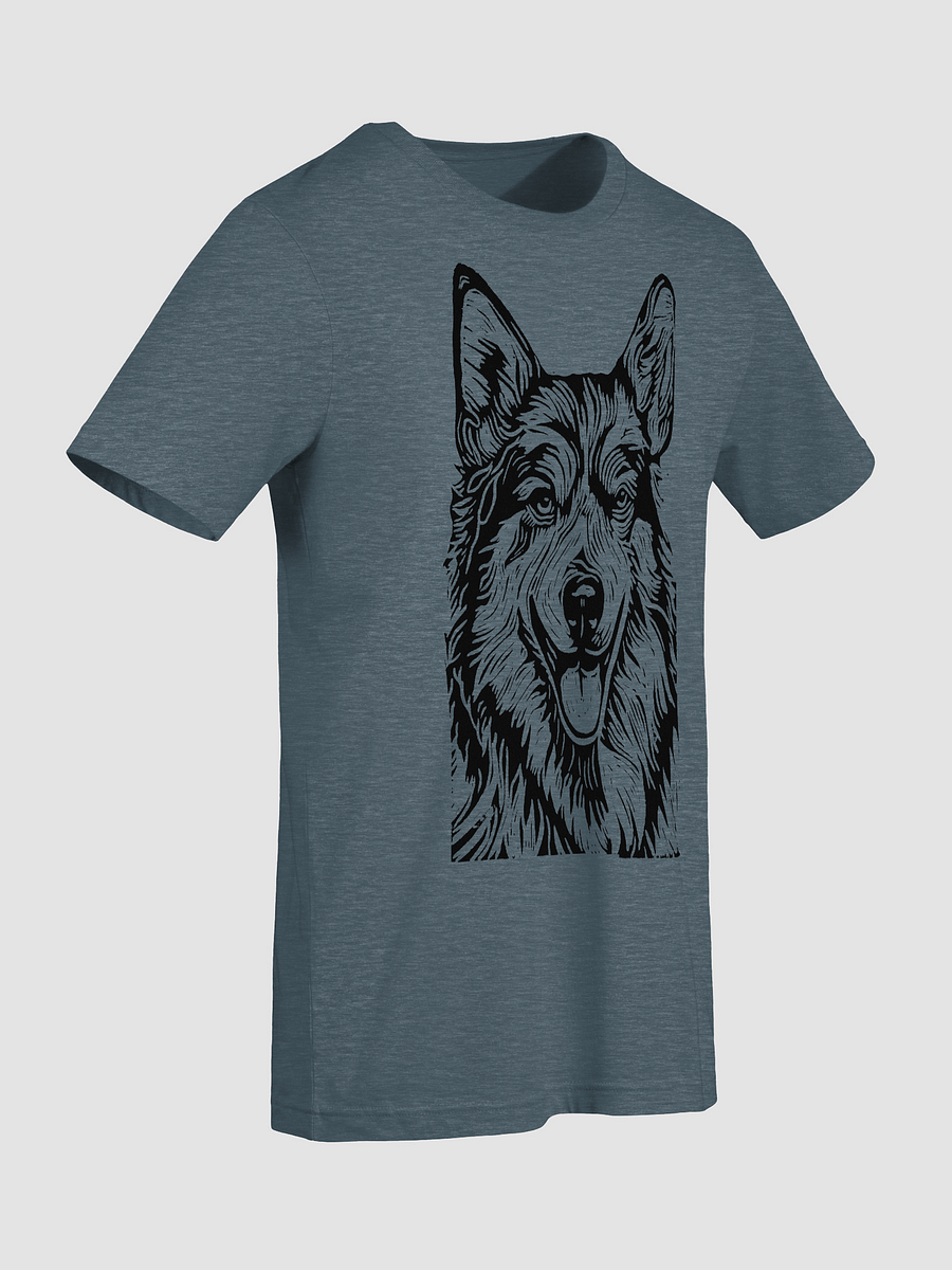 Smiling Pup Line Drawing T-Shirt product image (17)