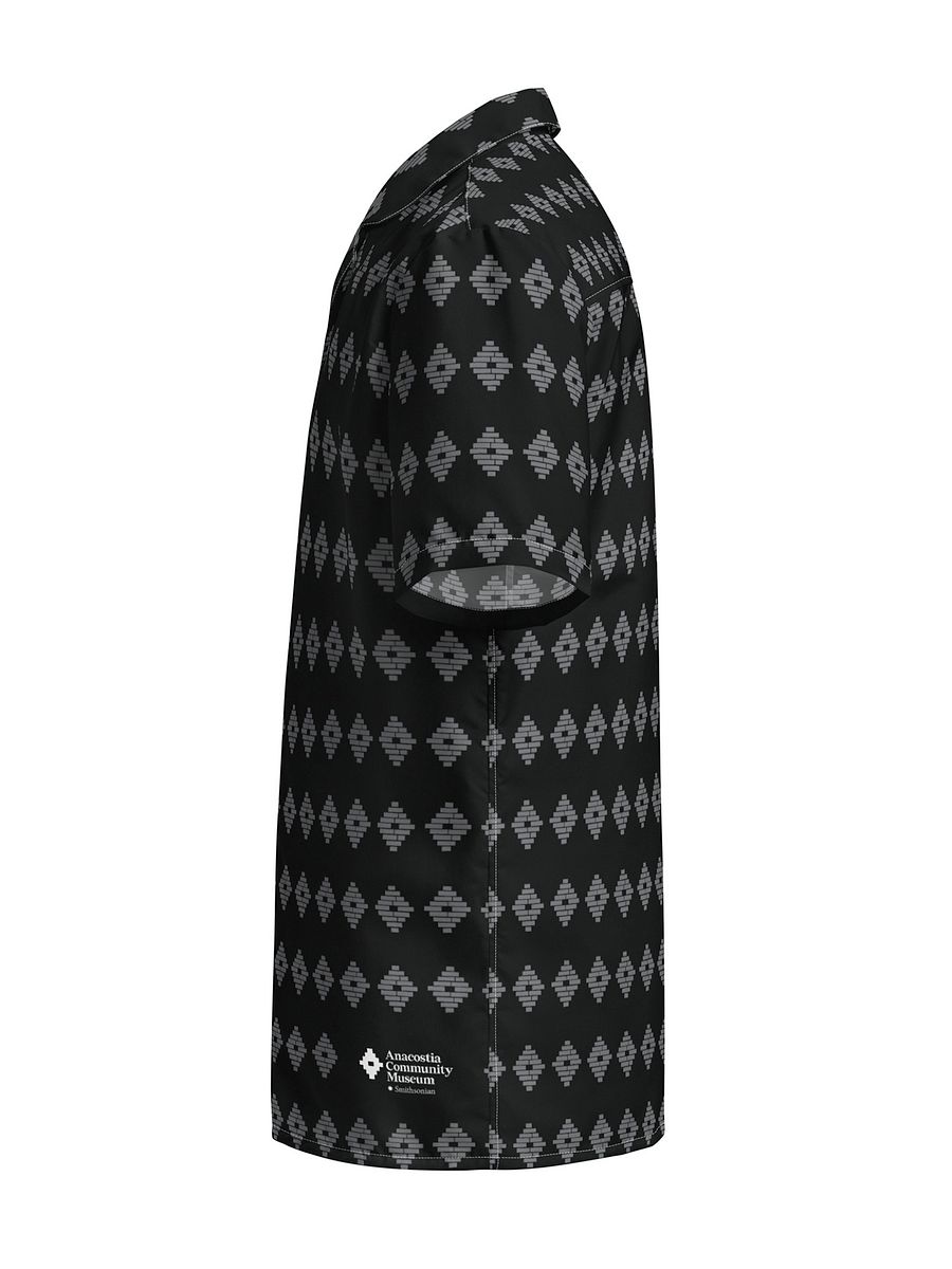 Anacostia Community Museum Button-Up Shirt (Black/Gray) Image 4