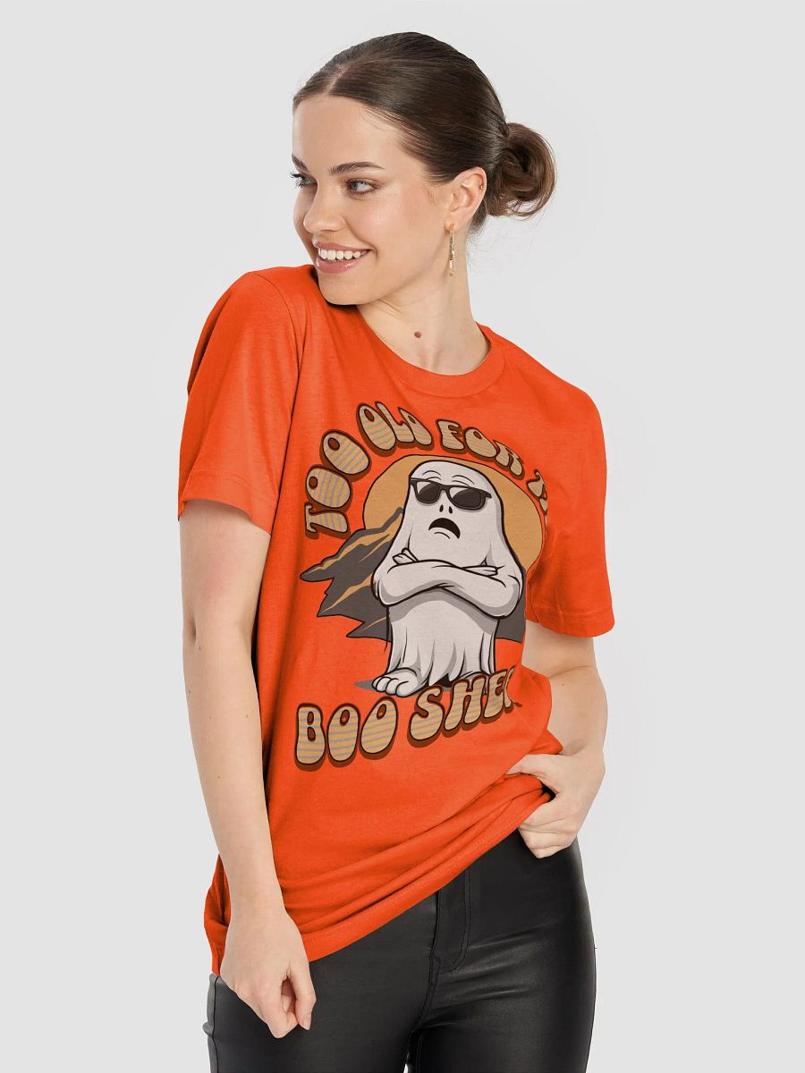 Too Old For This Boo Sheet Ghostly Chic Sunglasses Tee product image (5)
