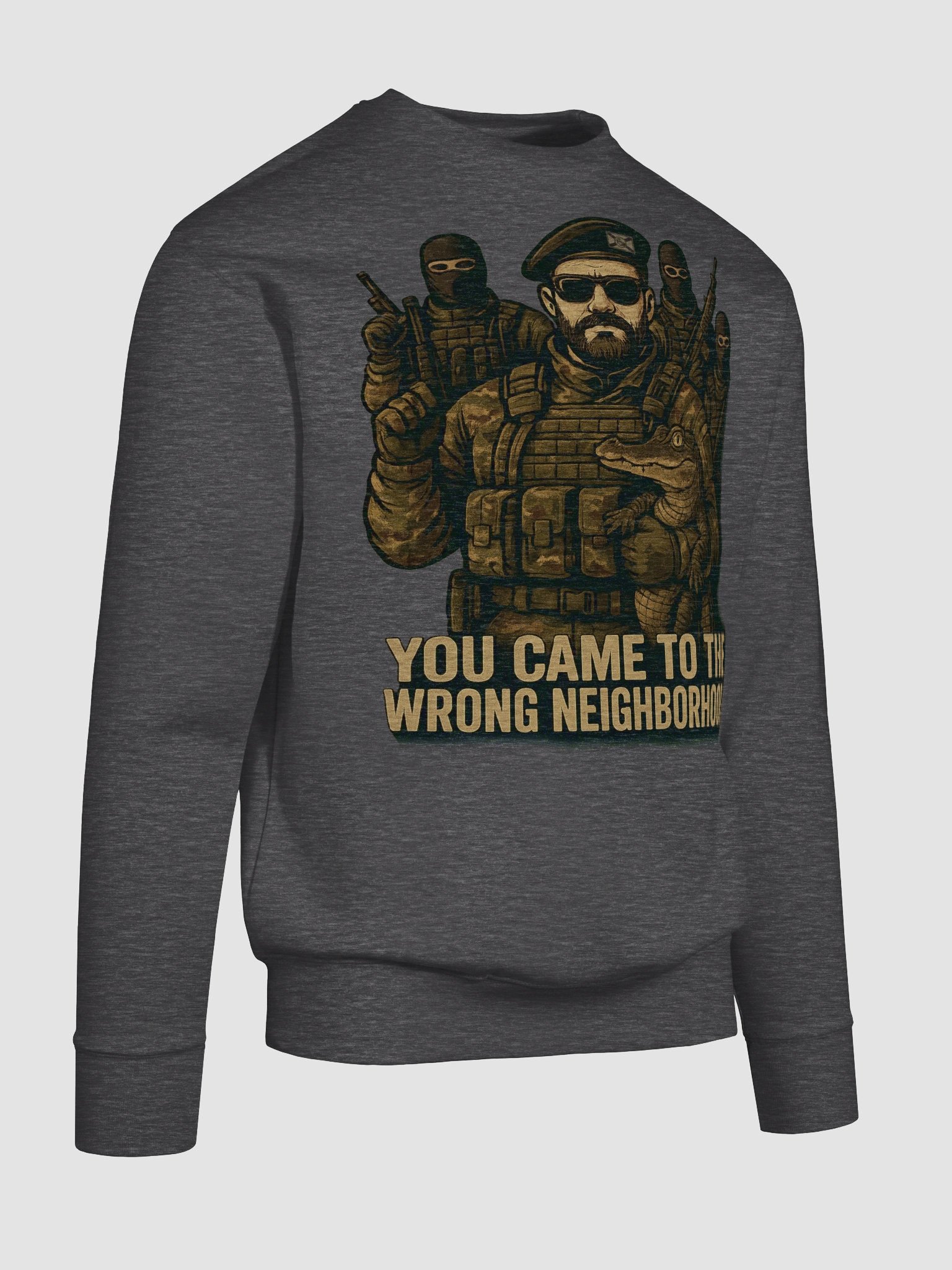 You came to the wrong neighborhood sweater product image (30)