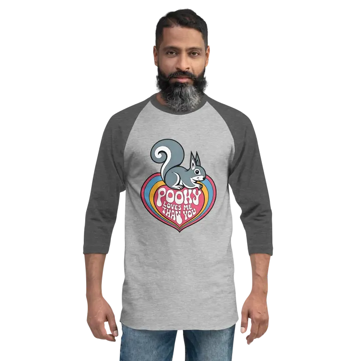 Pooky's Heartfelt Message Raglan Tee product image (2)