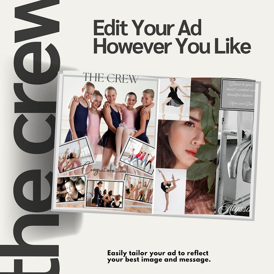 The Crew Recital Program Ad product image (3)