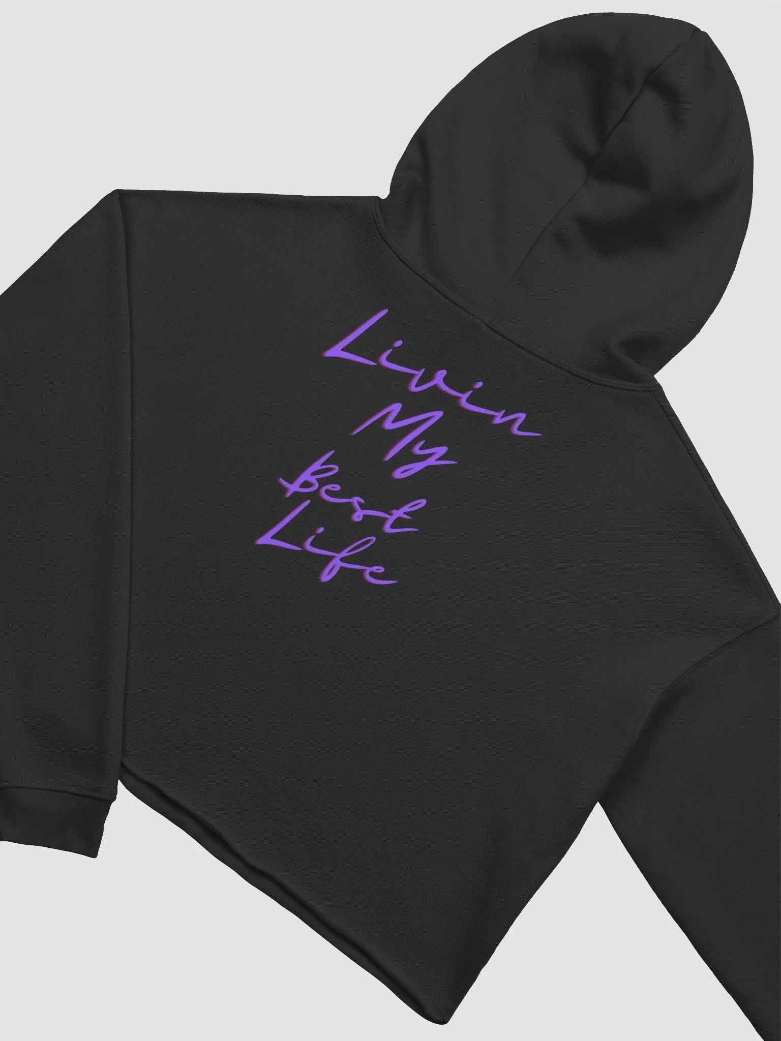 Livin My Best Life Cropped Hoodie product image (4)