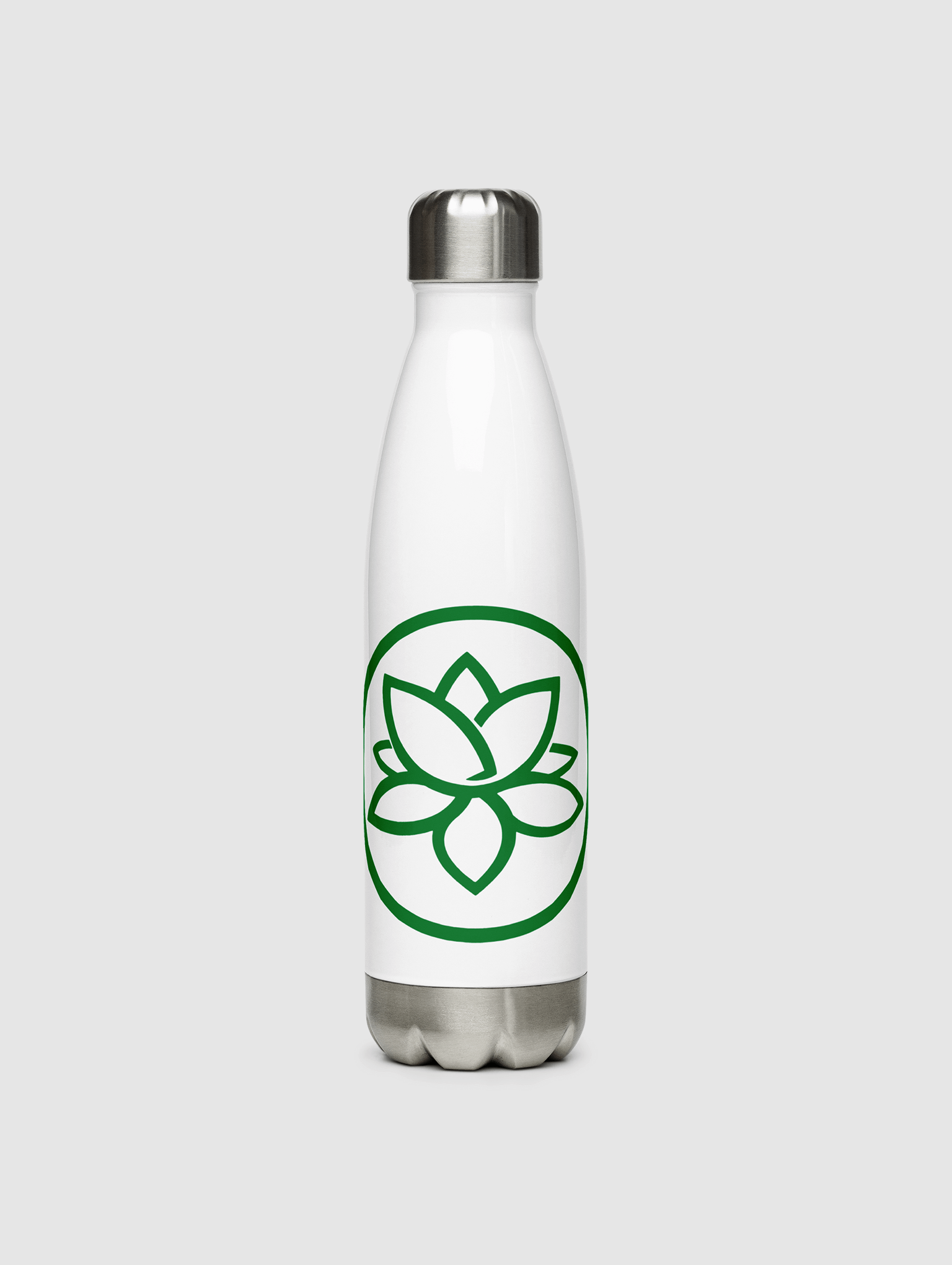 Lofi Lotus Stainless Steel Water Bottle product image (1)