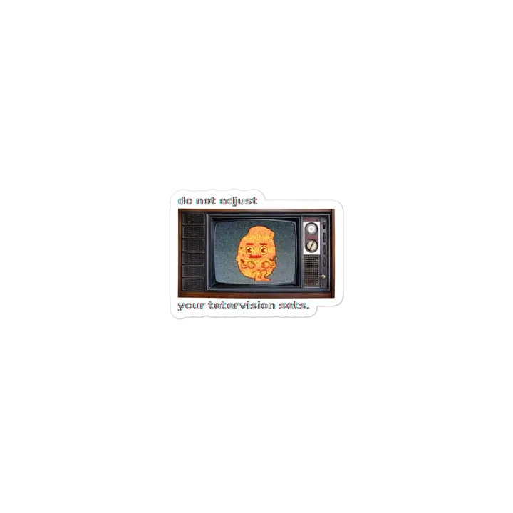 TATERVISION die-cut magnet product image (1)