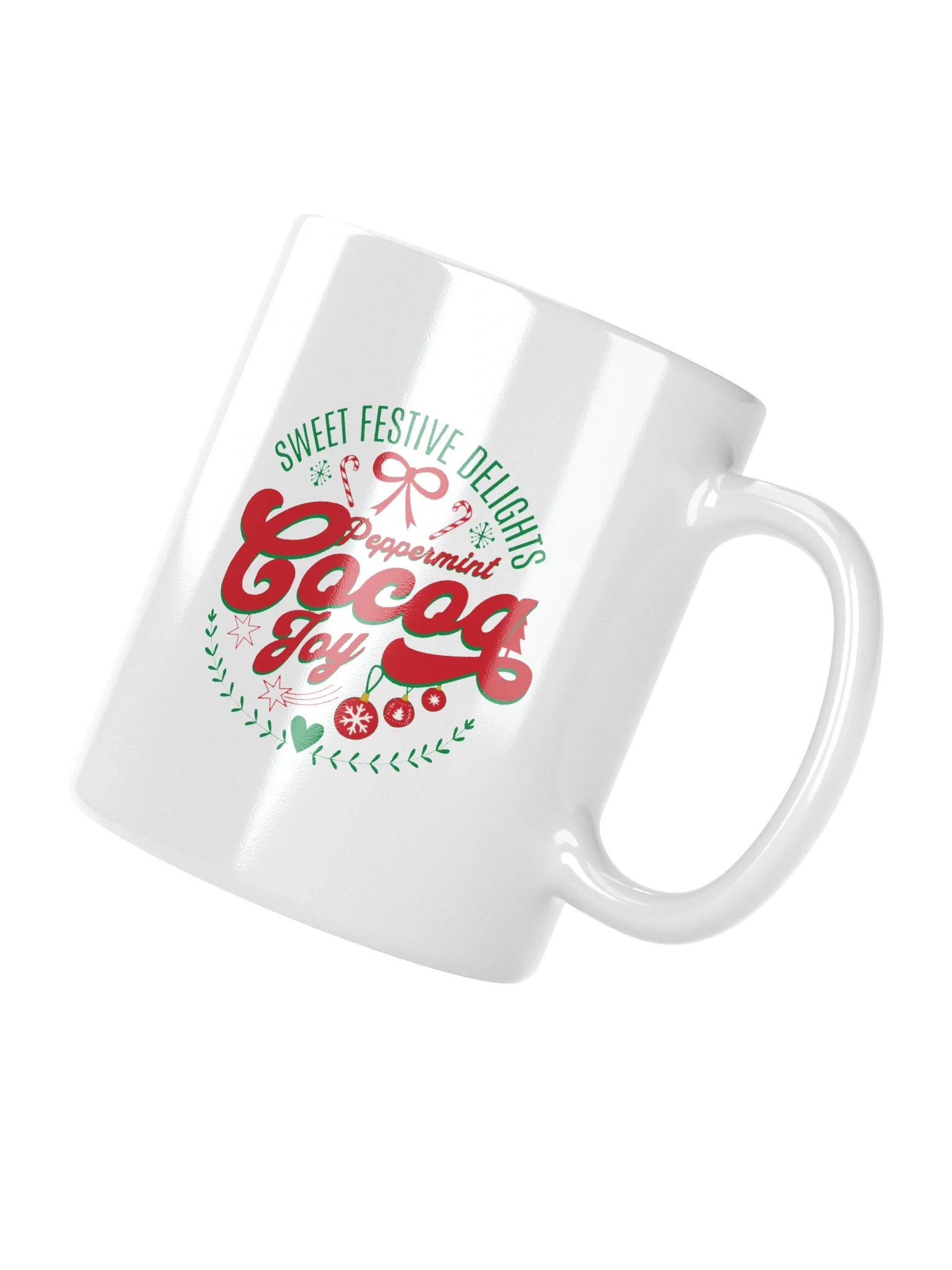 Cozy Up with a Peppermint Cocoa Joy Coffee Mug This Winter product image (7)