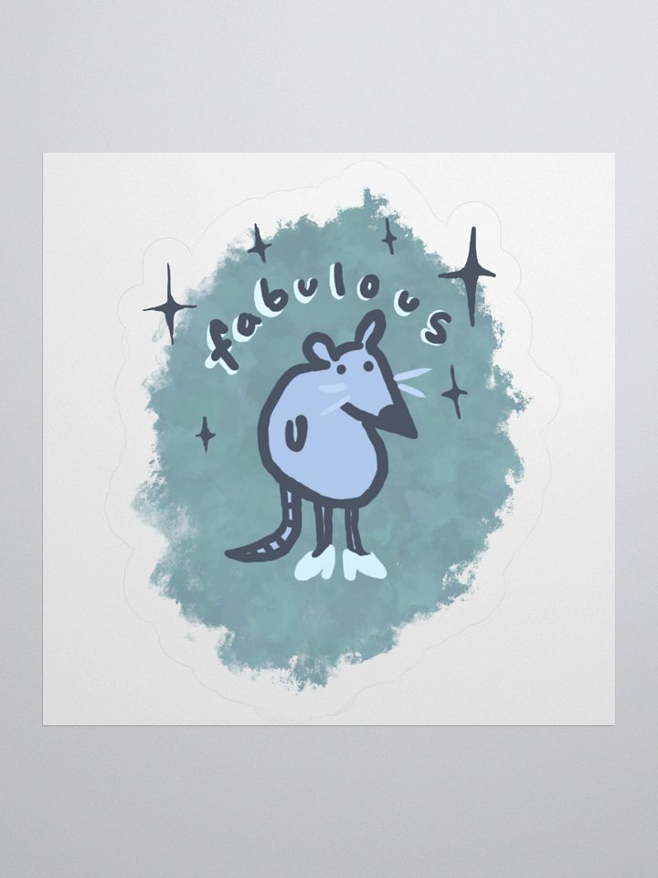 FABULOUS RAT sticker product image (2)