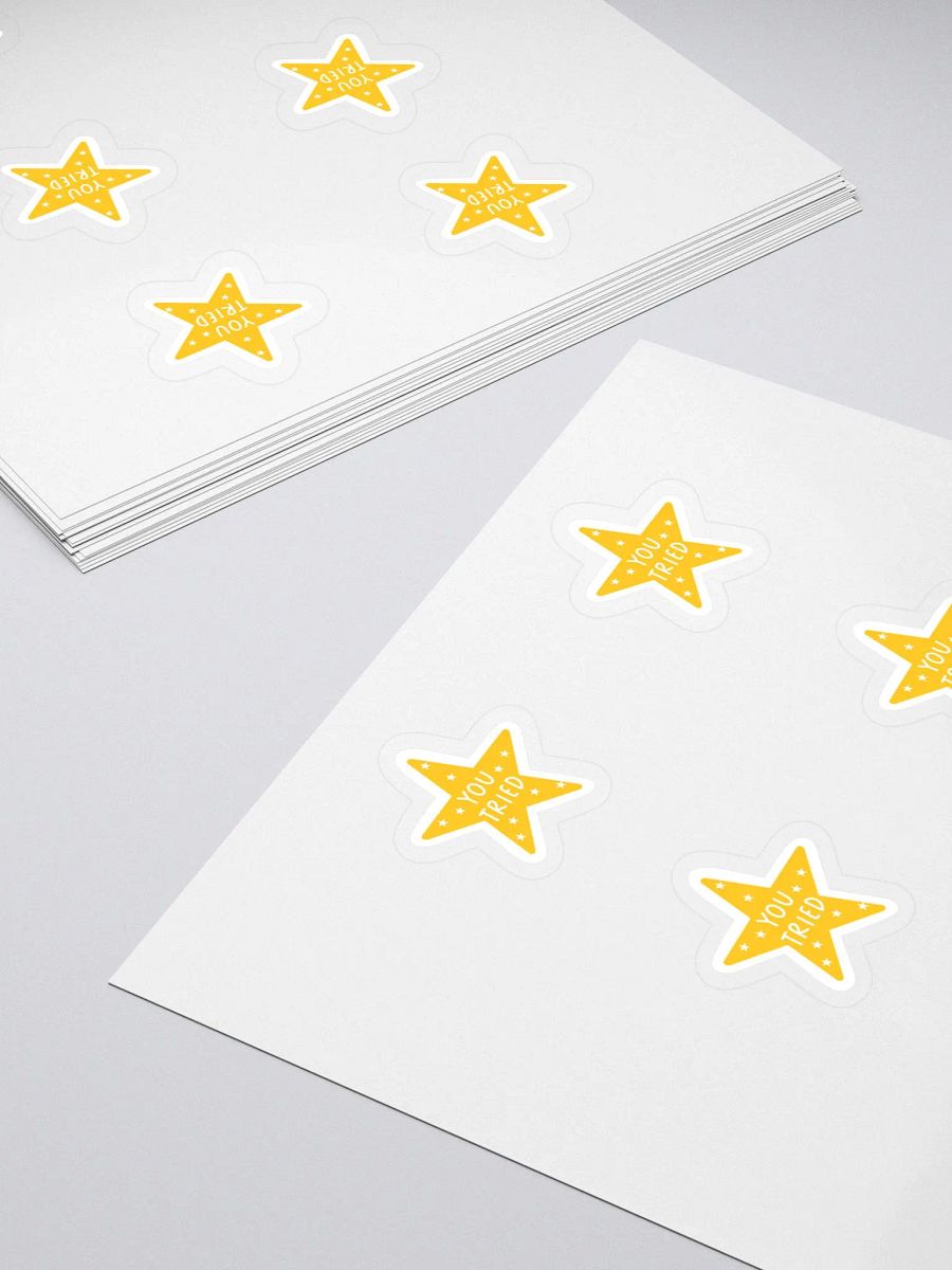 You Tried Sticker (MEDIUM Sheet) product image (4)