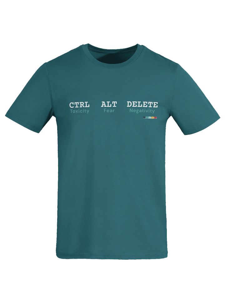 Digital Decency Tee – “CTRL ALT DELETE” | Anti-Bullying Organic Cotton T-Shirt — Fulfilled in EU/UK product image (1)