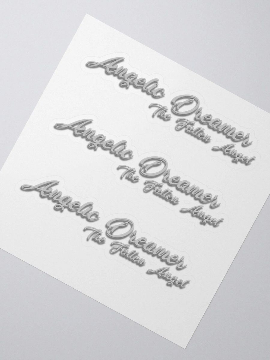 Angelic_Dreamer Logo Sticker Sheet product image (2)